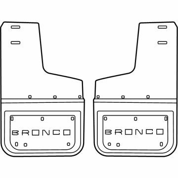 Ford VM2DZ-16A550-B Kit - Mudflap