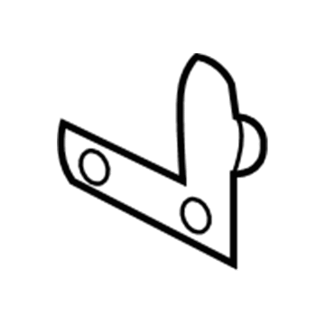 -W718609-S439 Ford Belt Molding Clip, Rear Illustration 1 of 1