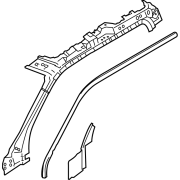 Ford HC3Z-2851186-A Rail Assembly - Body Side - Upper