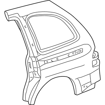 Ford 3F2Z-17279D46-AA Panel - Body Side