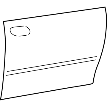 Lincoln F85Z-7820125-AB Door Assembly - Front