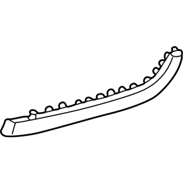 Lincoln 2C6Z1620759AA Weatherstrip - Door Lower