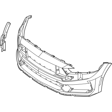 Ford PR3Z-17D957-CAPTM Bumper Assembly - Front