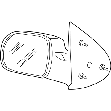 Ford Freestar Car Mirror - 3F2Z-17683-CAB