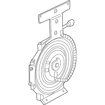 Ford 1L2Z-8C607-AC Fan And Motor Assembly