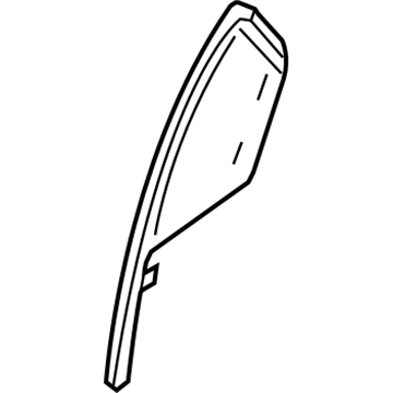 Ford 6F9Z-7426870-AA Glass - Door Vent Window - Fixed