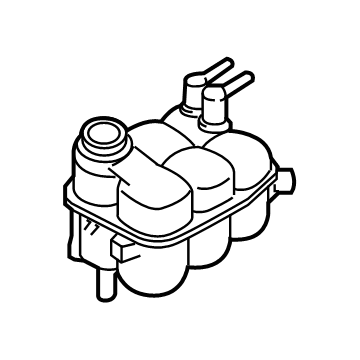 Ford L1MZ-8A080-B Tank Assembly - Radiator Overflow