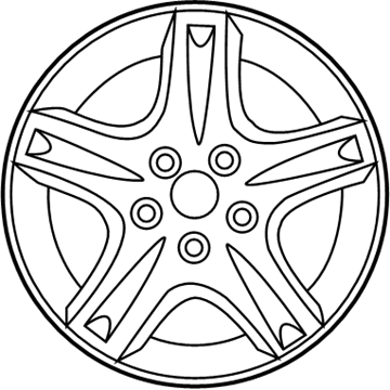 Ford F8SZ1007AA Wheel Assembly