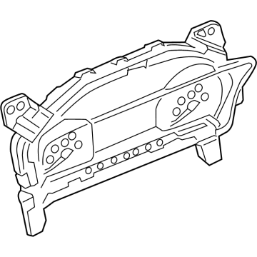 Lincoln LJ7Z-10849-AAA Instrument Cluster