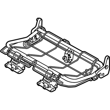 9T1Z-1763161-A Ford Seat Frame, Rear Center Driver Side Illustration 1 of 1
