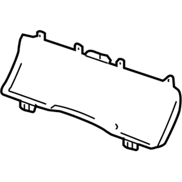 Ford F2AZ-10887-A Glass - Instrument Cluster