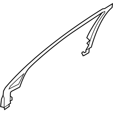 Lincoln 8A5Z-5451752-AA Moulding