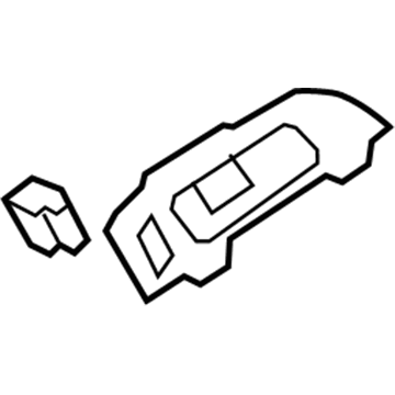 Lincoln DA5Z-5422600-AA Handle Assembly - Door - Inner
