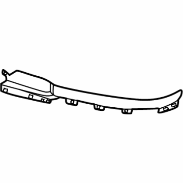 Ford LC3Z-17K833-A Molding - Bumper Bar