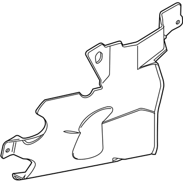 BR3Z-10317-A Ford Splash Shield Illustration 1 of 1