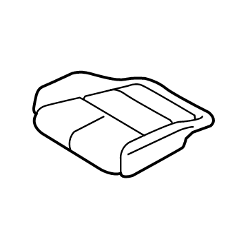 Lincoln LJ7Z-7862900-AA Cover Assembly - Seat Cushion