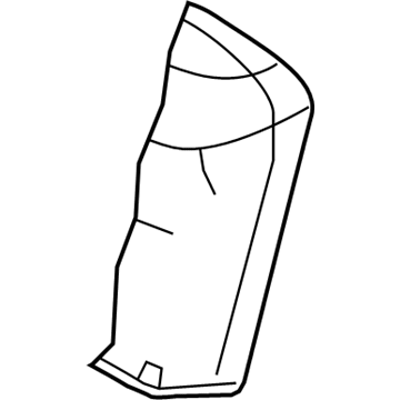 Lincoln 3W1Z54672A18AA Pad Rear Seat Back