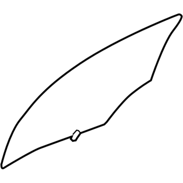 Mercury 8E5Z-5425712-A Glass - Rear Door