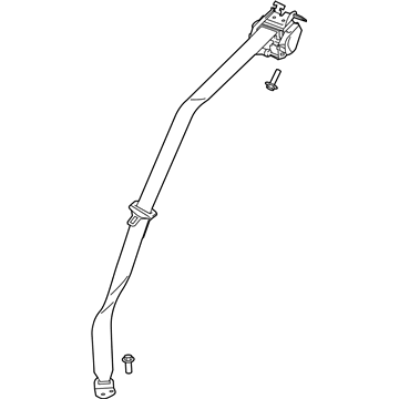 Lincoln LJ7Z-78611B68-AE Seat Belt Assembly