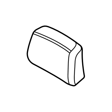 Ford ML3Z-18610A62-NC Cover - Headrest - Roll Type