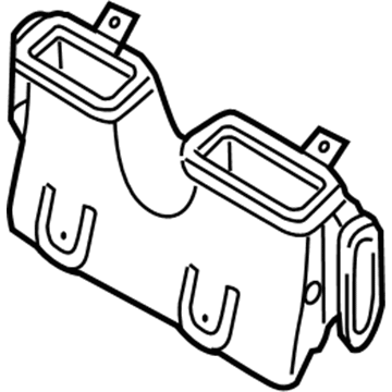 Ford 8S4Z-19B680-C Duct - Air