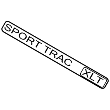 Ford 3L2Z-9842528-AA Name Plate