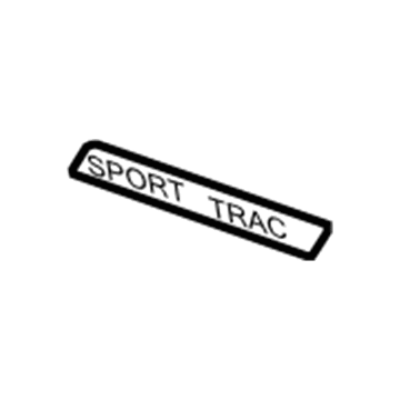 Ford Explorer Sport Trac Emblem - 1L5Z-9842528-AA