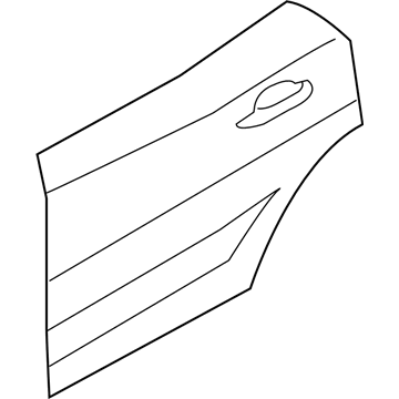 Lincoln EJ7Z-7824700-A Panel Assembly - Door - Outer