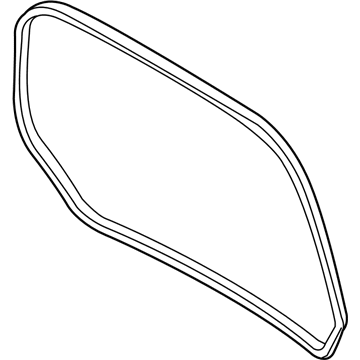 Ford Flex Door Seal - 8A8Z-74404A06-A