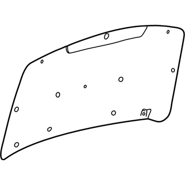 Ford 6L2Z-16738-A Insulator - Hood