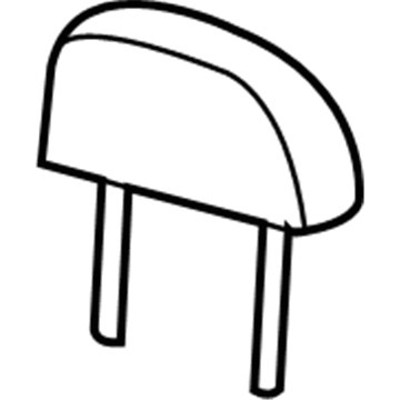Ford 1L2Z-78611A08-CAE Head Rest Assembly