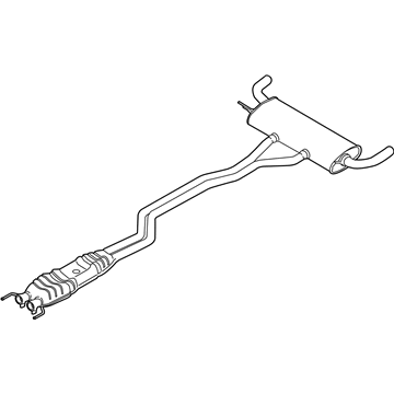 Lincoln F2GZ-5230-E Muffler Assembly - Rear