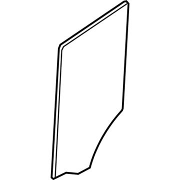 Ford CK4Z-6121410-A Glass - Door Drop