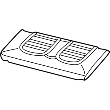 Mercury 4L9Z-7863804-NAA Cover Assembly - Rear Seat