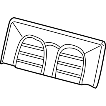 4L9Z-7866600-MAA Ford Seat Back Cover, Rear Illustration 1 of 1
