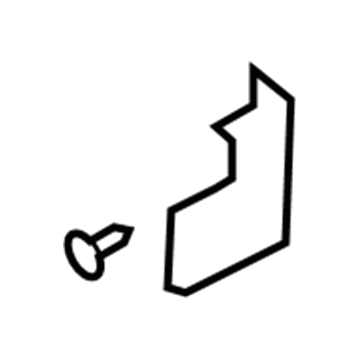 BG1Z-16A024-A Ford Upper Reinforcement Support Bracket, Driver Side Illustration 1 of 1