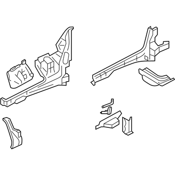 Lincoln 8A5Z-16054-D Apron Assembly - Front Fender