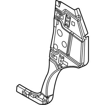 Ford F7UZ-1522842-A Reinforcement Assembly - Door Hinge
