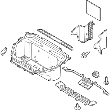 Ford LJ8Z-58457A04-AE Compartment Assembly - Stowage