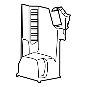 Ford CK4Z-6131113-WC Trim Assembly - Quarter Upper
