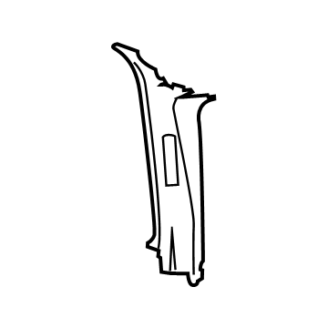 Ford CK4Z-6124347-CG Upper Center Pillar Trim