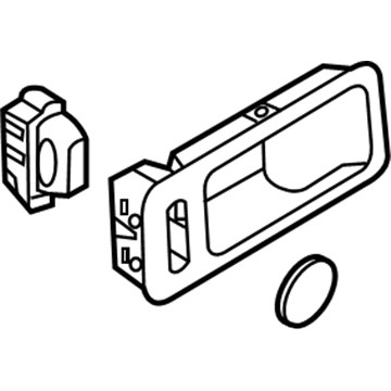 Ford 7T4Z-7822620-AA Escutcheon - Door Inside Handle