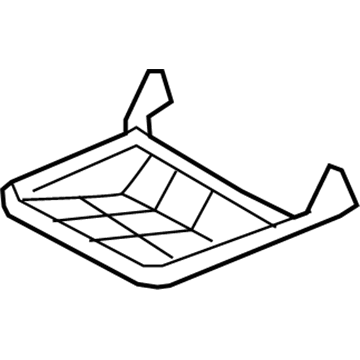 7L1Z-7863160-A Ford Seat Frame, Rear Lower Passenger Side Illustration 1 of 1