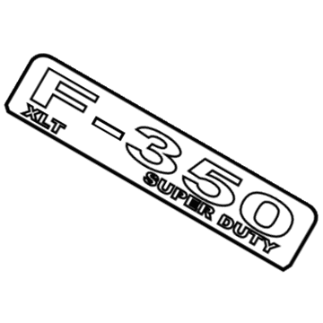 Ford 8C3Z-16720-G Name Plate