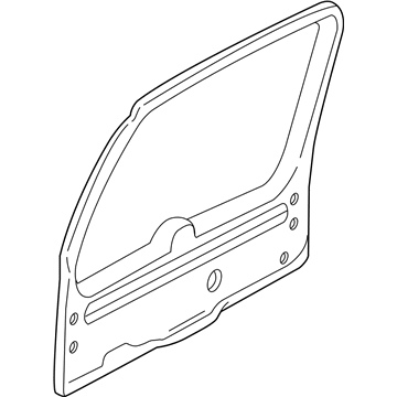 6L2Z-7846404-AAC Ford Trim Panel, Black, Rear Illustration 1 of 1