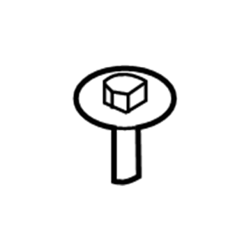 Ford -W709027-S424 Fender Screw -W709027-S424 Ford Fender Screw Illustration 1 of 1