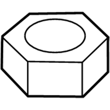 -W705277-S437 Ford High Mount Lamp Retainer Nut Illustration 1 of 1