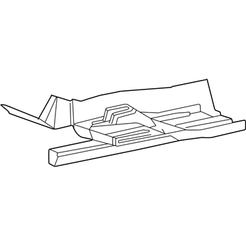 3W6Z-7610534-AA Ford Inner Rail Illustration 1 of 1