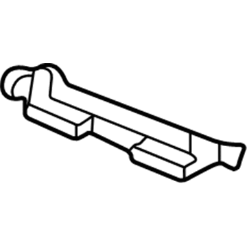 Ford XW4Z-54109A68-AA Crossmember, Front XW4Z-54109A68-AA Ford Crossmember, Front Illustration 1 of 1