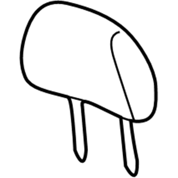 Ford 5L8Z-78611A08-GAA Head Rest Assembly